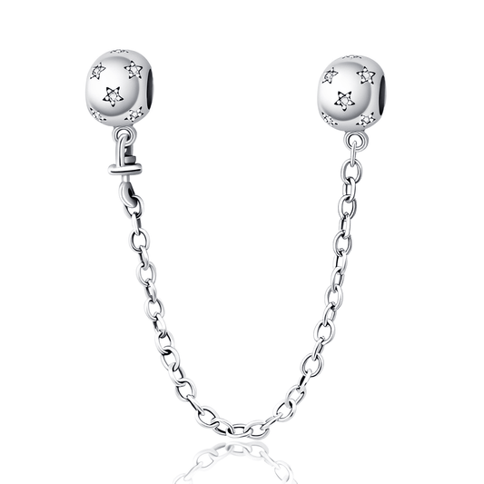 Cadena de Seguridad Estrella Dibujada