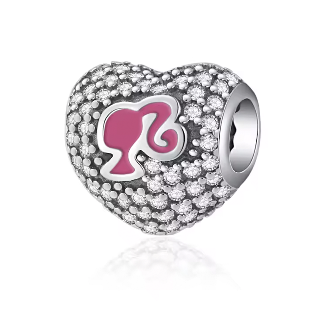 Charm Barbie Shiny Heart